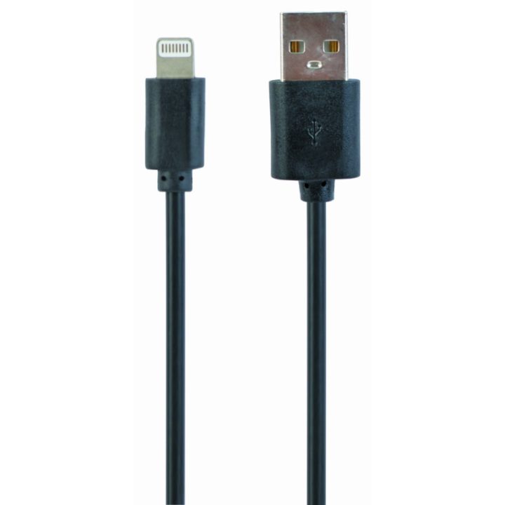 Gembird CC-USB2-AMLM-1M cabo de conector Lightning Preto