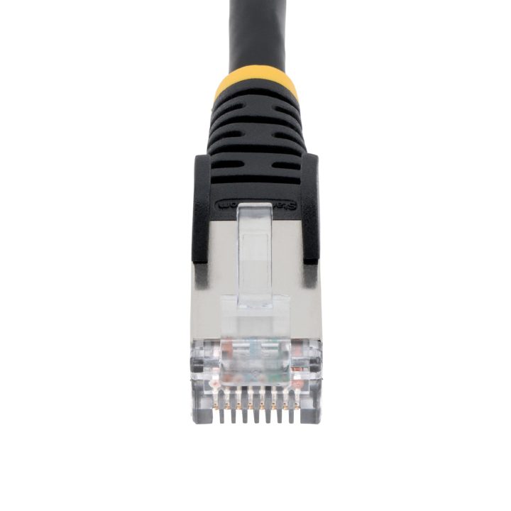StarTech.com Cable de 7,5m de Red Ethernet CAT6a - Negro - Low Smoke…