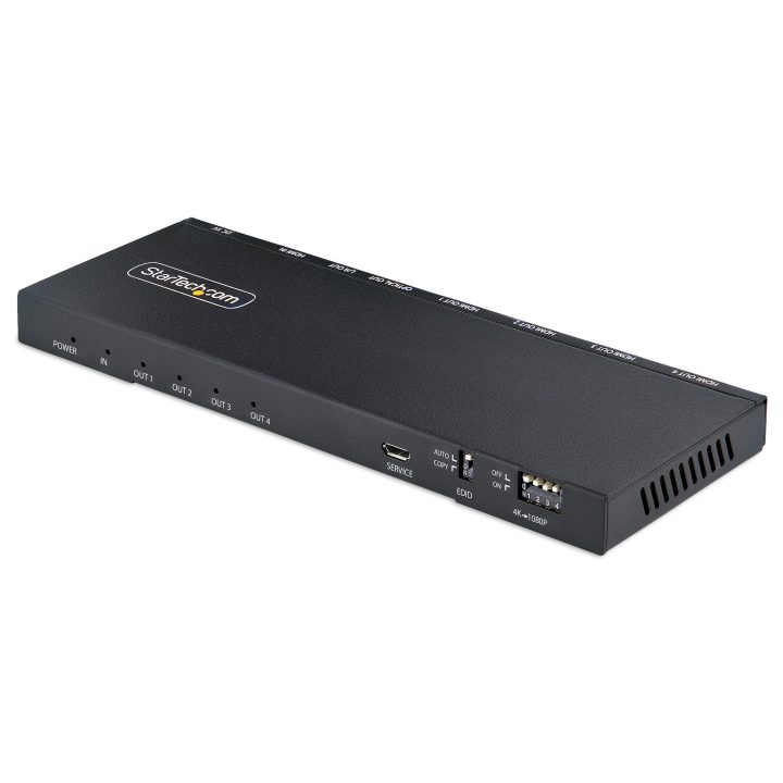 StarTech.com 4-Port HDMI Splitter, 4K@60Hz HDMI 2.0 Video, 4K HDMI…