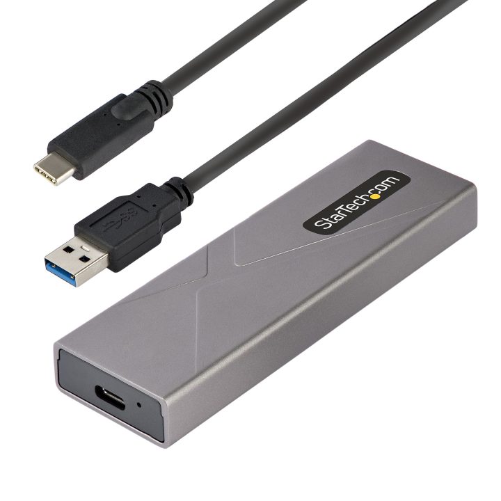 StarTech.com Aluminum USB-C 10Gbps External Enclosure for NVMe M.2 or…