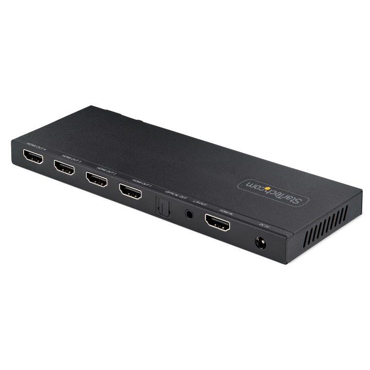 StarTech.com 4-Port HDMI Splitter, 4K@60Hz HDMI 2.0 Video, 4K HDMI…