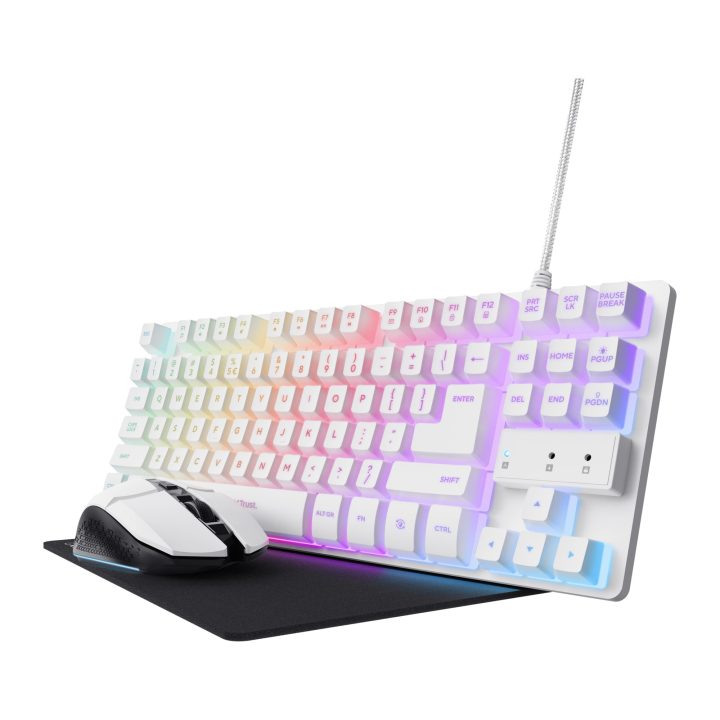 Trust GXT 794W teclado Jogo rato incluído USB QWERTY Inglês dos EUA…