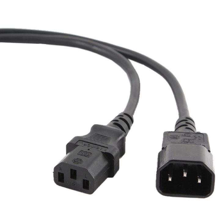Gembird Cable Alimentación CPU-Monitor 6A 1.8Mts (PC-189)