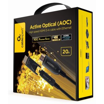 Gembird CCBP-HDMID-AOC-20M cabo HDMI HDMI tipo A (Padrão) Preto