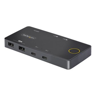 StarTech.com C2-H46-UC2-PD-KVM KVM Switch Black