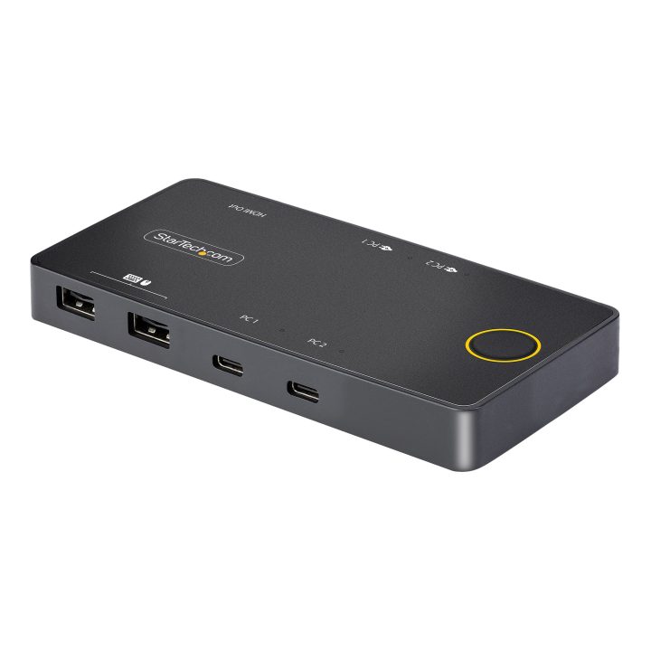 StarTech.com C2-H46-UC2-PD-KVM interruptor KVM Preto