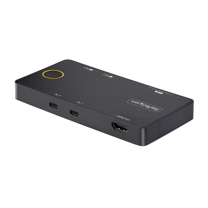 StarTech.com C2-H46-UC2-PD-KVM interruptor KVM Preto