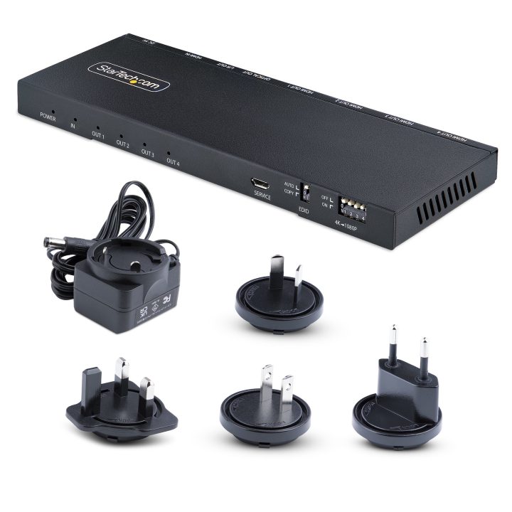 StarTech.com Splitter Divisor HDMI de 4 Portas, Vídeo HDMI 2.0 de 4K…