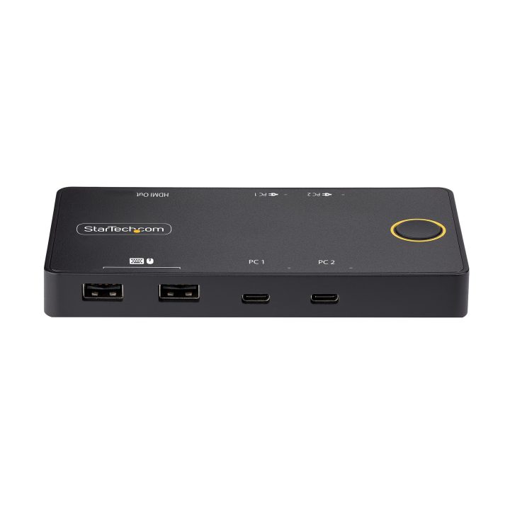StarTech.com C2-H46-UC2-PD-KVM KVM Switch Black