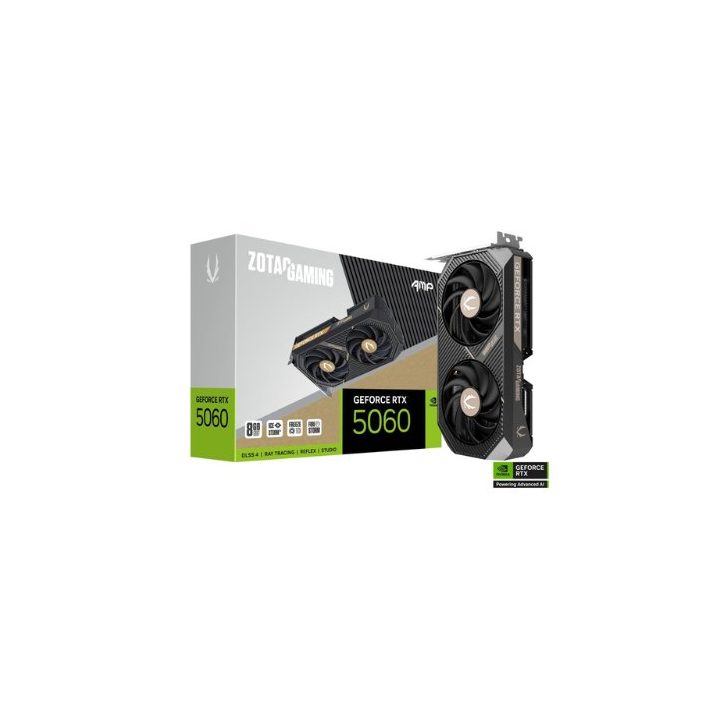 ZOTAC Gaming RTX 5060 AMP 8GB GDDR7 Graphics Card (ZT-B50600F-10M)