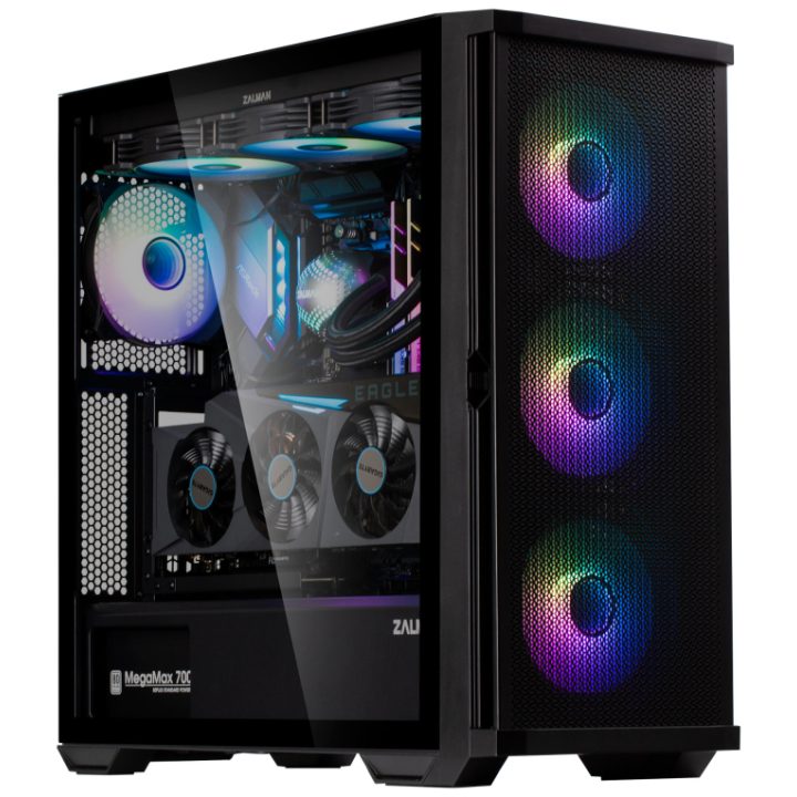 Zalman Z10 DUO caixa de computador Midi Tower Preto