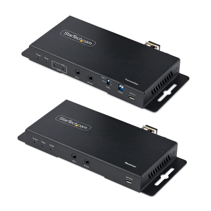 StarTech.com 4K HDMI Fiber Extender Kit - 4K at 60Hz up to 1km…
