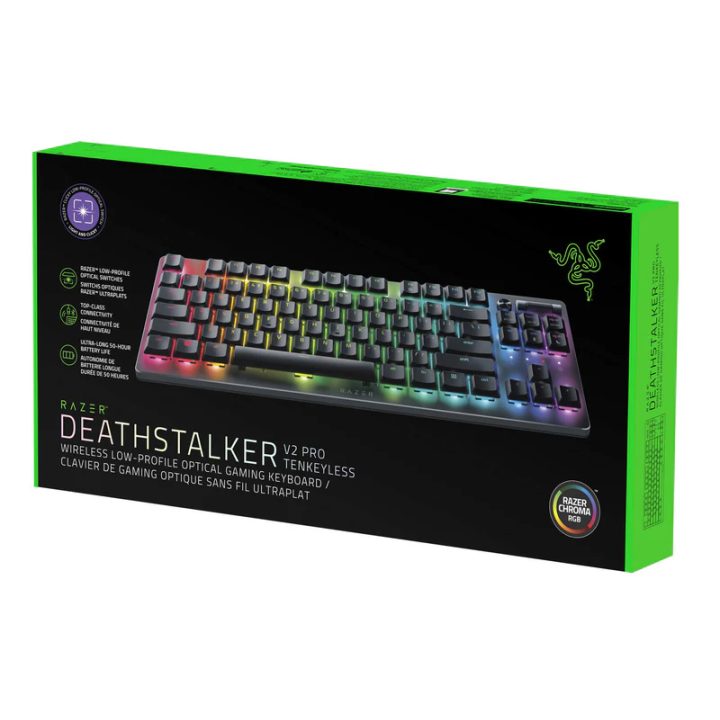 Teclado Razer deathstalker v2 pro tenkeyless (español)…