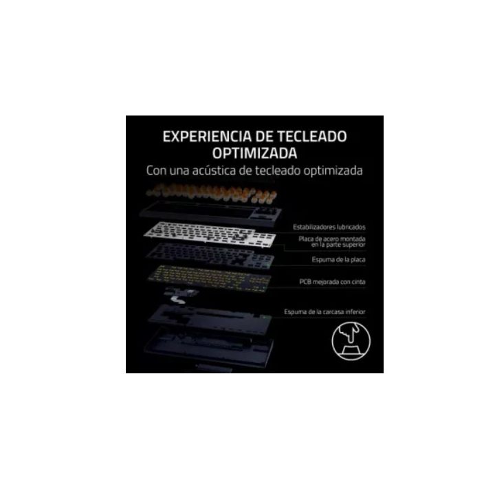 Razer BlackWidow V4 Tenkeyless Hyperspeed Keyboard (Spanish)…