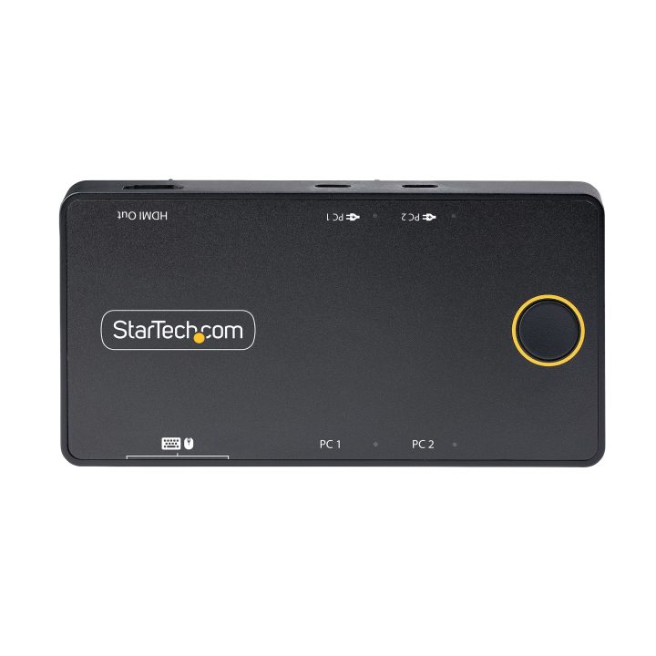StarTech.com C2-H46-UC2-PD-KVM interruptor KVM Preto
