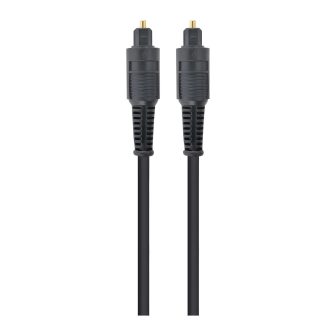 Gembird Toslink, 2m cable de audio Negro (CC-OPT-2M)