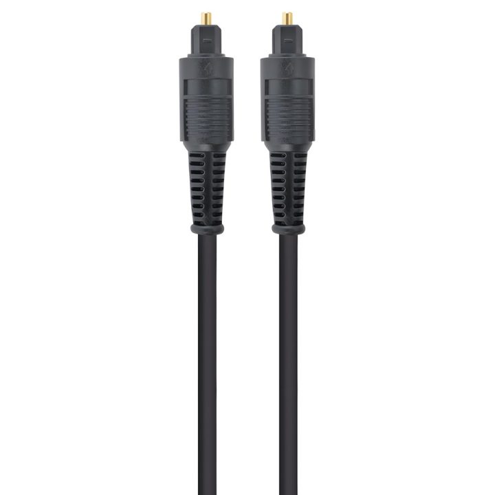 Gembird Toslink, 2m cable de audio Negro (CC-OPT-2M)