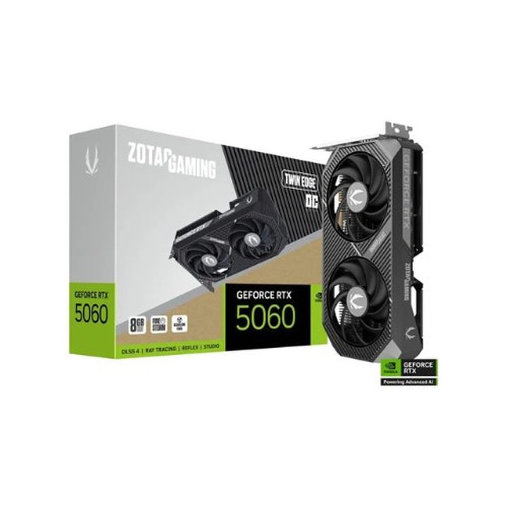 Placa gráfica ZOTAC gaming rtx 5060 twin edge oc 8GB gdd…