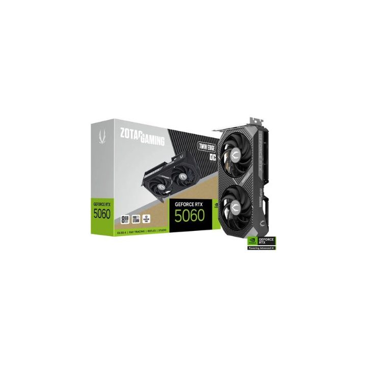 ZOTAC Gaming RTX 5060 Twin Edge OC 8GB GDDR7 Graphics Card…