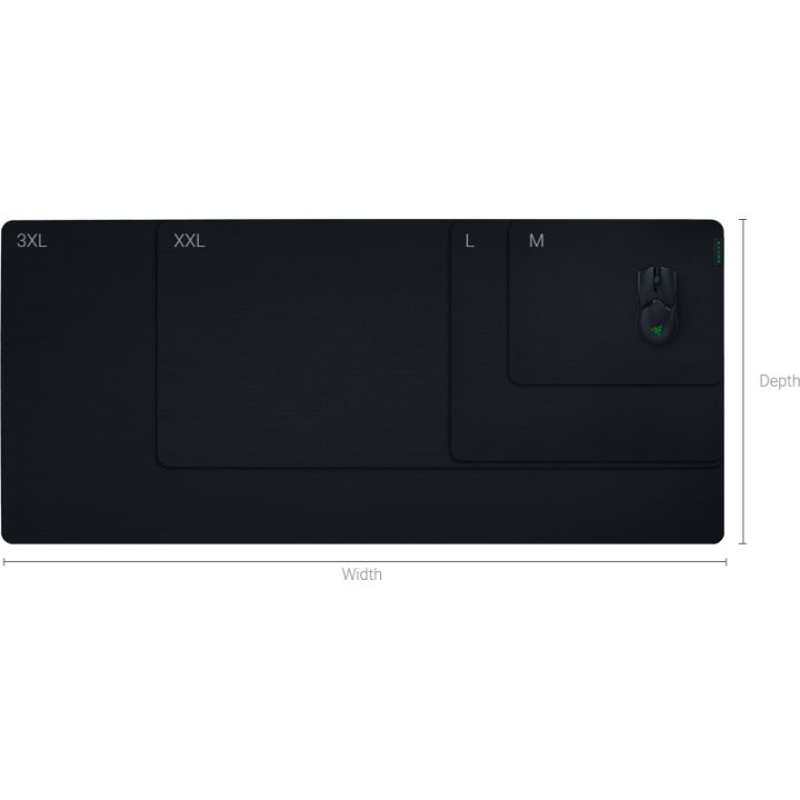 Razer Gigantus V2 - 3XL Negro, Verde Alfombrilla de ratón para juegos…