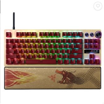 Teclado Razer huntsman v3 pro (usa) tenkeyless counter strike 2 ed…