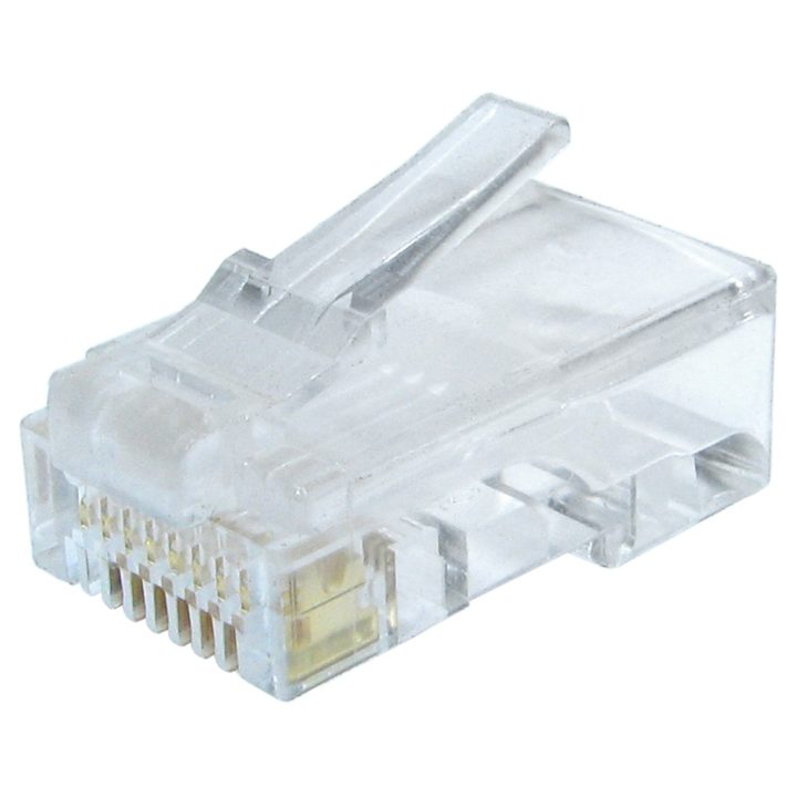Gembird LC-8P8C-002/100 conector RJ-45 Transparente
