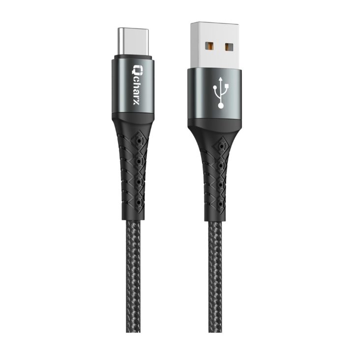 Qcharx International Qcharx Lyon USB to Type-C Cable 3A-1 m -…