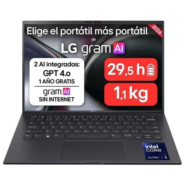 LG 14ZB90S-g.AX55BN u5-115U 16GB 512GB dos 14"
