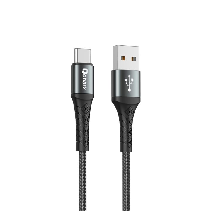 Qcharx international Cable qcharx lyon USB a tipo C 3a-1 m-aleación…
