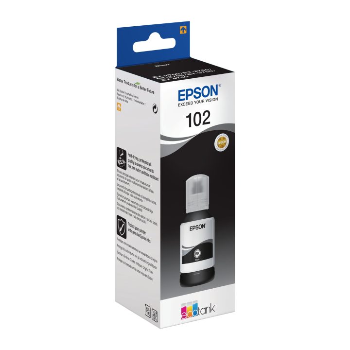 Epson 102 EcoTank Pigment Black ink bottle