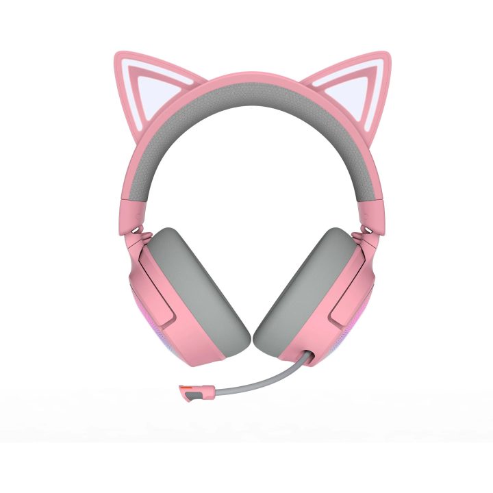 Auscultadores de diadema Razer Kraken Kitty V3 Pro Quartz