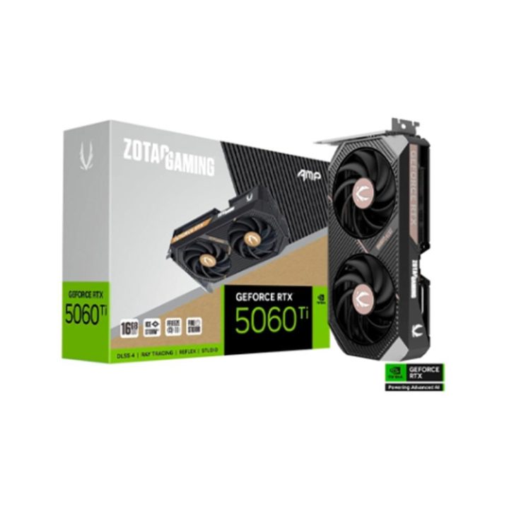 ZOTAC gaming GeForce RTX 5060 Ti AMP NVIDIA 16 GB GDDR7…