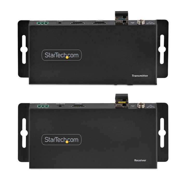 StarTech.com 4K HDMI Fiber Extender Kit - 4K at 60Hz up to 1km…
