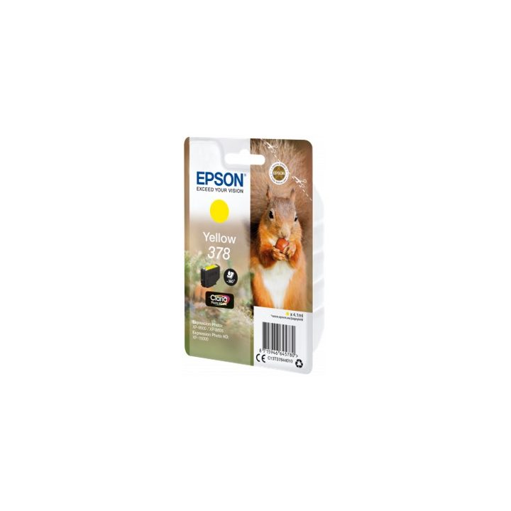 Epson Squirrel Yellow Ink 378 Claria Photo HD Squirrel