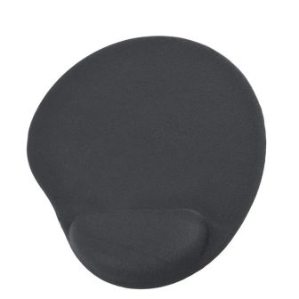 Gembird Alfombrilla de gel con reposamuñecas Negra (MP-GEL-BK)