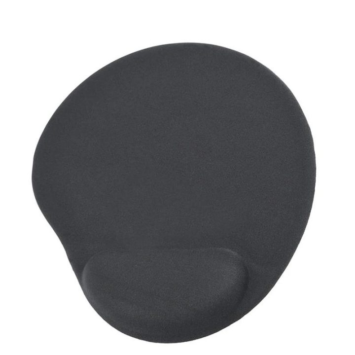 Gembird Gel Mouse Pad with Wrist Rest Black (MP-GEL-BK)