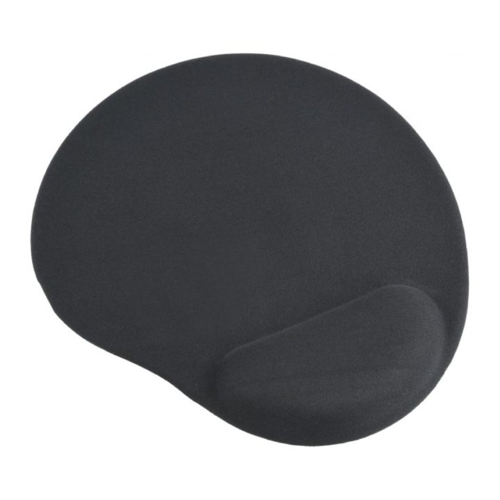 Gembird Gel Mouse Pad with Wrist Rest Black (MP-GEL-BK)