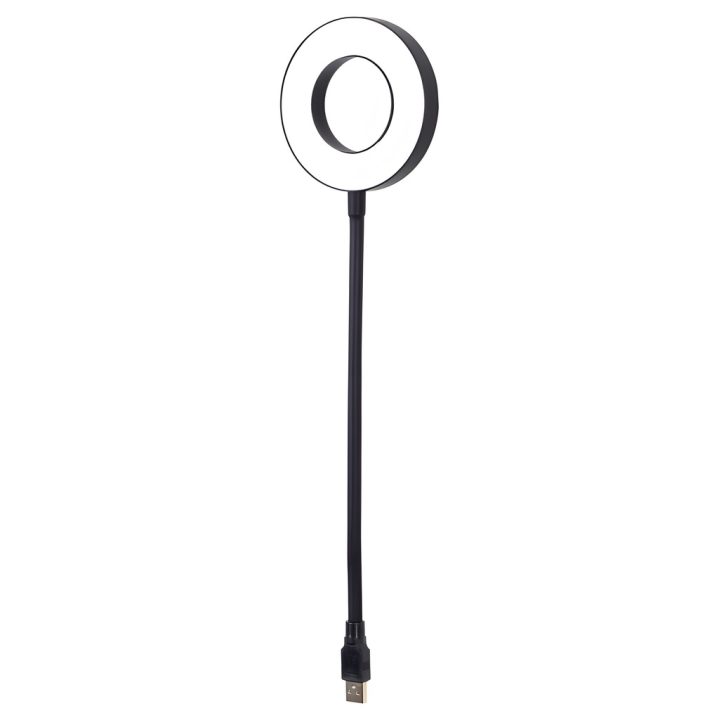 Gembird NL-LEDRING-01 USB Device Black, White Lamp