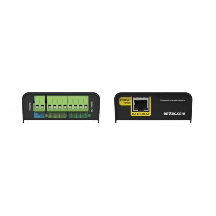 Crestron enttec din-ode PoE MK2 – Conversor Ethernet para DMX…