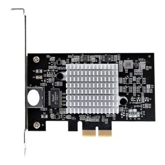 StarTech.com Placa PCIe Adaptador de Rede de 1 Porta RJ45 10Gb para…