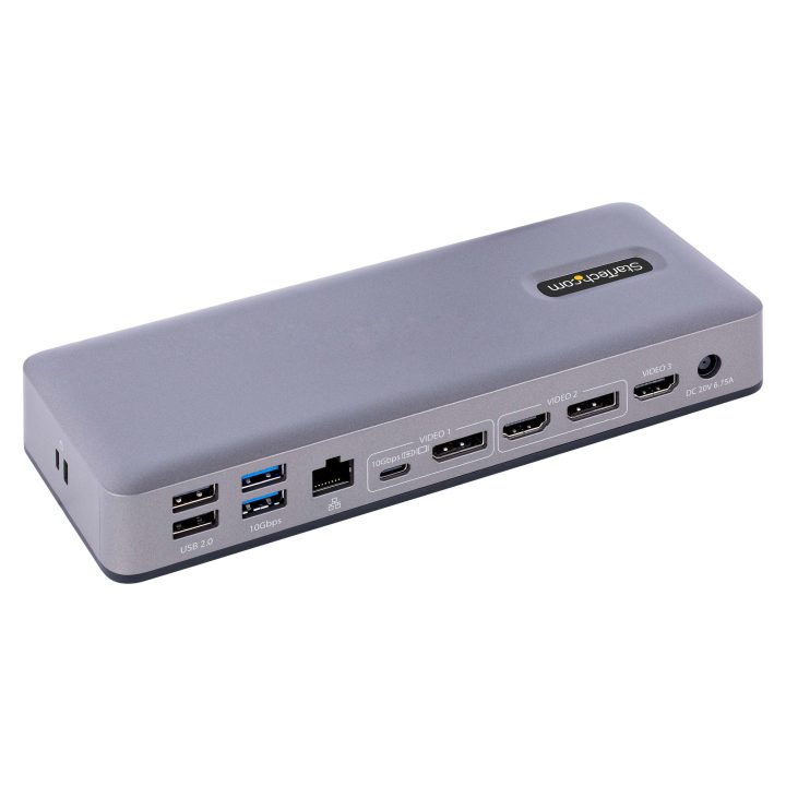 StarTech.com USB-C 4K30 Triple / 4K60 Dual Docking Station - Alt…