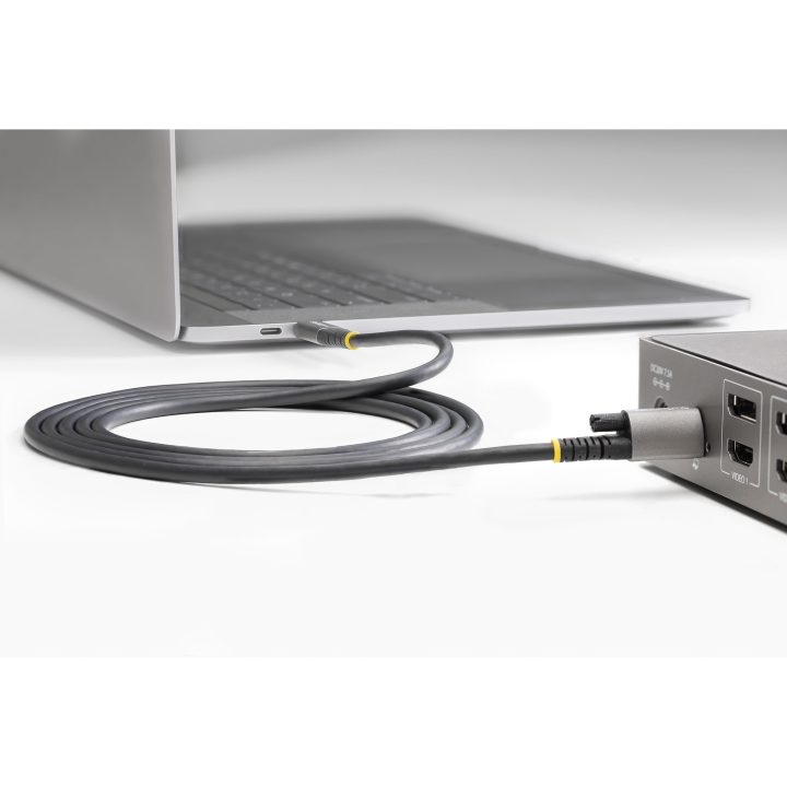 StarTech.com Cable de 50cm USB-C con Tornillo Superior de Fijación…