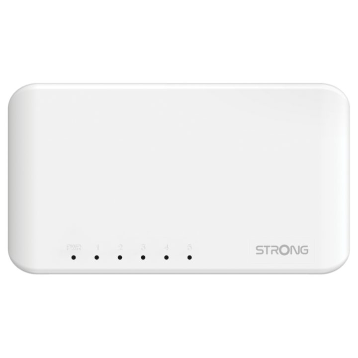 Strong SW5000P Gigabit Ethernet (10/100/1000) Switch White