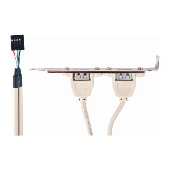 Gembird CCUSBRECEPTACLE tarjeta y adaptador de interfaz Interno USB…
