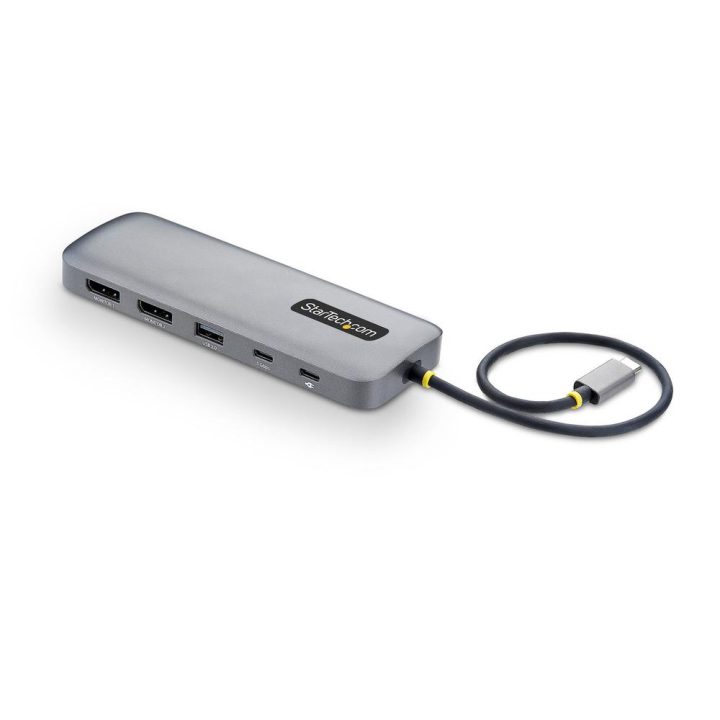 StarTech.com Adaptador Multiporto USB-C para DP de Dois Ecrãs - Mini…