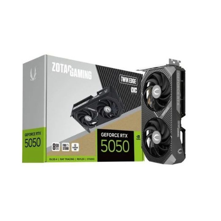 Placa gráfica ZOTAC GAMING RTX 5050 OC Twin Edge 8GB GDDR7-3x DP-1x…