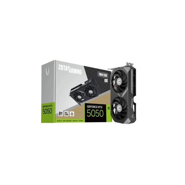 Placa gráfica ZOTAC GAMING RTX 5050 OC Twin Edge 8GB GDDR7-3x DP-1x…