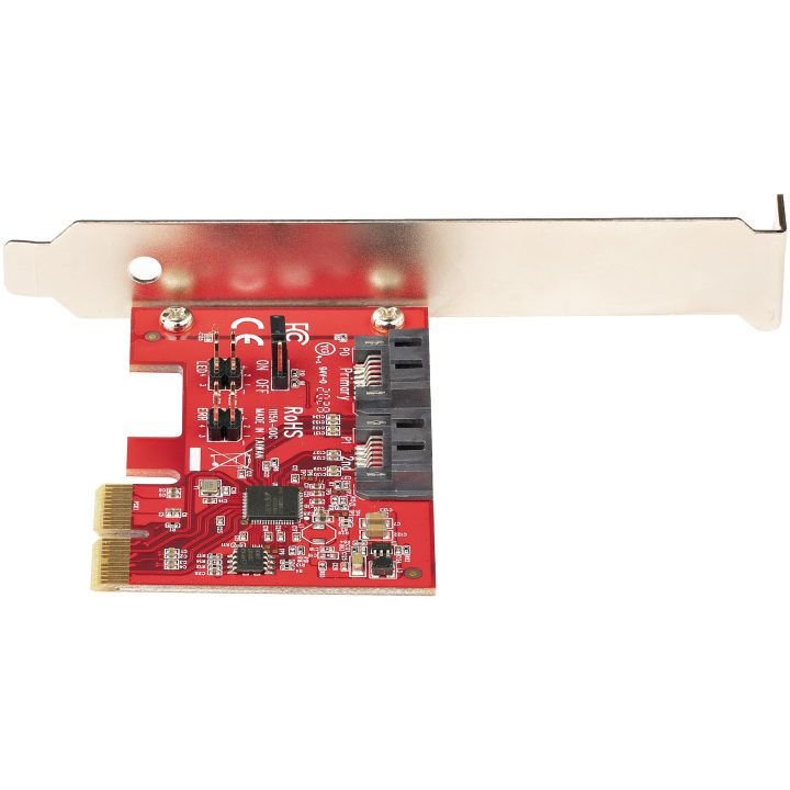 StarTech.com PCIe SATA Card - 2-Port 6Gbps SATA PCI Express…