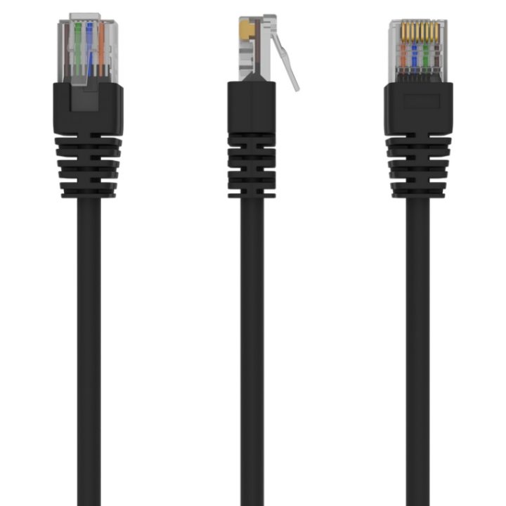 Gembird PP12-5M/BK cabo de rede U/UTP (UTP)