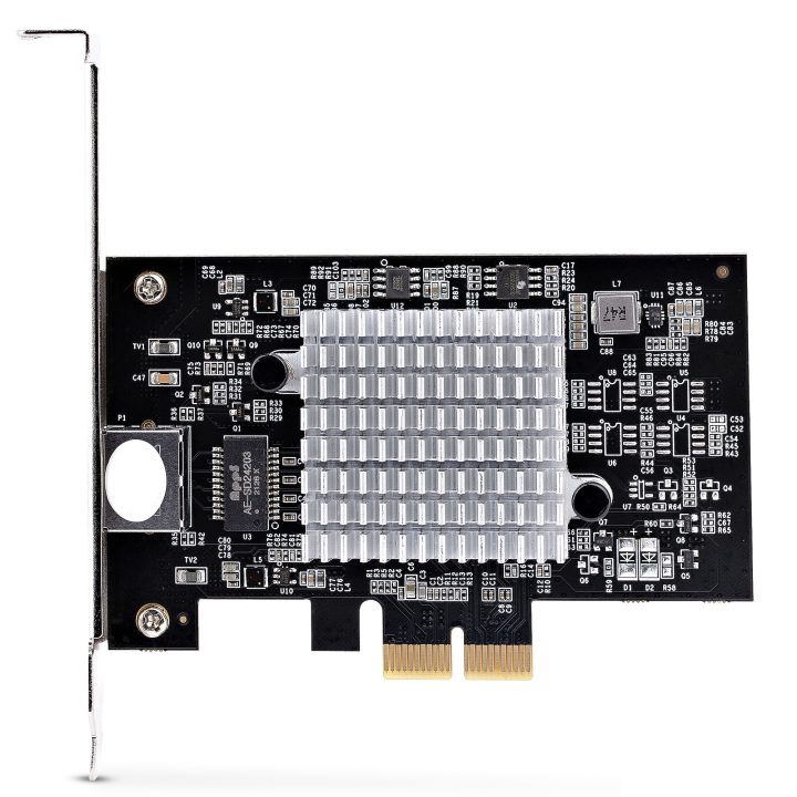 StarTech.com Placa PCIe Adaptador de Rede de 1 Porta RJ45 10Gb para…